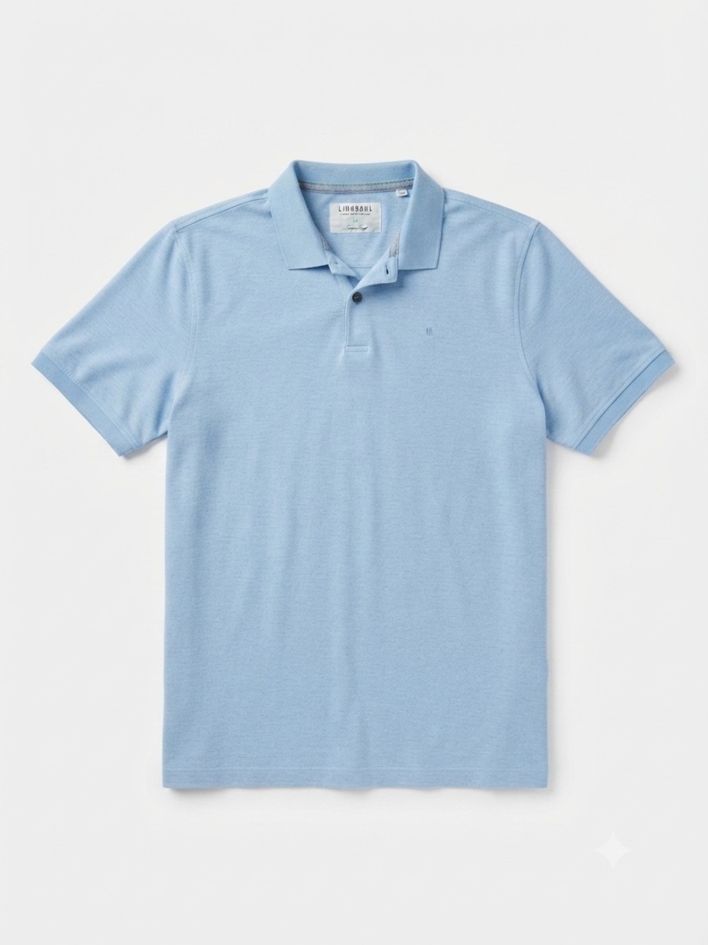 Linksoul Light Blue Polo Shirt Men Medium Short Sleeve Golf Tennis  Athletic Top